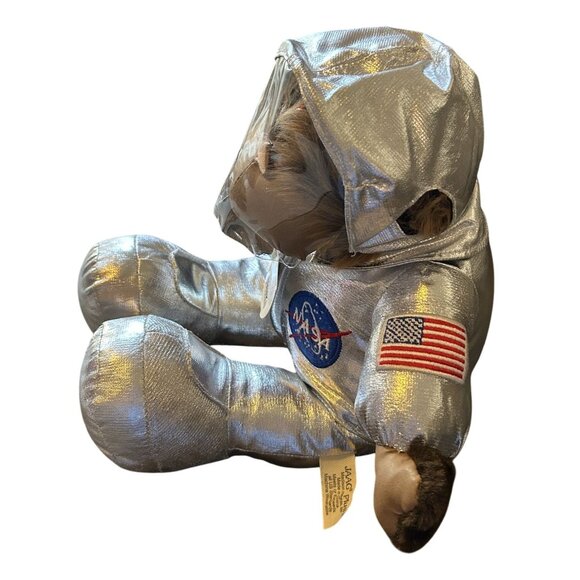 Kennedy Space Center Exclusive Private Ham Space Chimp Plush 9" NASA Suit Silver - Picture 2 of 5